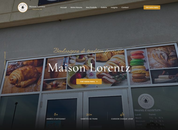 Maison Lorentz café website
